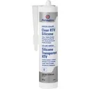 Clear RTV Adhesive Sealant, Cartridge, Clear 59113