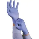 TouchNTuff® 92-675 Gloves, Large, Nitrile, 5-mil, Powder-Free, Blue