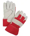 Fitters Gloves, Large, Grain Cowhide Palm, Boa Inner Lining