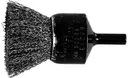1" Crimped Wire Coated Cup End Brush - .010 SS Wire, 1/4" Shank