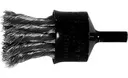 1" Knot Wire End Brush - Straight Cup - .020 SS Wire, 1/4" Shank
