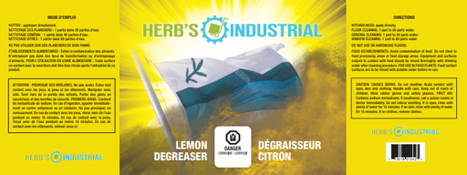 [B-12000J-N] Herb's Lemon Degreaser 4L
