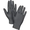 Vending Pack Disposable Gloves, Medium, Nitrile, 5-mil, Powder-Free, Black