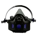 Secure Click™ HF-800 Series Half Facepiece Reusable Respirator, Silicone, Large HF-803SD