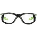 Solus CCS Series Safety Glasses, Clear Lens, Anti-Fog/Anti-Scratch Coating, CSA Z94.3 SCCS01SGAF-GRN-F