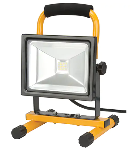 [XG816] Portable Work Light, LED, 20 W, 2500 Lumens, Aluminum Housing