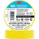 Temflex™ General Use Vinyl Electrical Tape 165, 19 mm (3/4") x 18 M (60'), Yellow, 6 mils