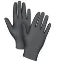 Medical Grade Disposable Gloves, Small, Nitrile, 5-mil, Powder-Free, Black, Class 2